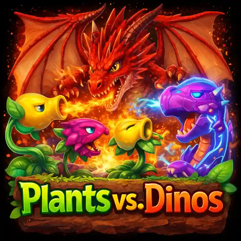 Plants vs Dinos Game Icon